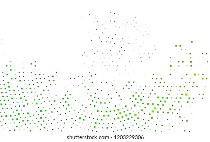Dark Green, Yellow vector cover in polygonal style. Rectangles on abstract background with colorful gradient. Best design for your ad, poster, banner.