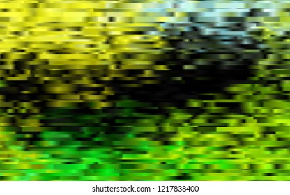 Dark Green, Yellow vector cover with long lines. Modern geometrical abstract illustration with staves. The pattern can be used for busines ad, booklets, leaflets