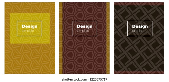 Dark Green, Yellow vector cover for notebooks. Web interface on abstract background with colorful gradient. Template for magazines, jurnals.