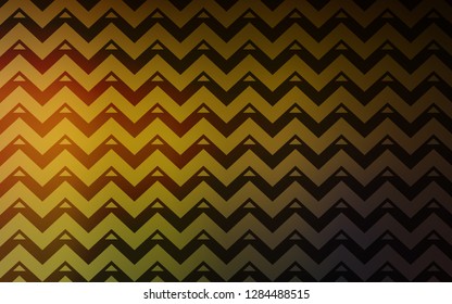 Dark Green, Yellow vector cover with polygonal style. Modern abstract illustration with colorful triangles. Pattern for booklets, leaflets