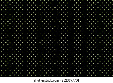Dark green, yellow vector cover with symbols of gamble. Shining illustration with hearts, spades, clubs, diamonds. Smart design for your business advert of casinos.