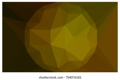 Dark Green, Yellow vector diamond Pattern. Geometric Gemstone sample. Repeating template with a gem in center. Jewelry gems texture for your design. Pattern can be used for background.