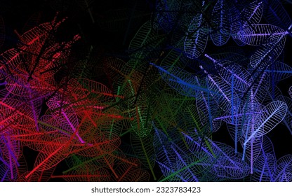 Verde oscuro, patrón elegante vector amarillo con flores, hojas. Ilustración abstracta moderna con hojas y flores. El mejor diseño para su negocio.