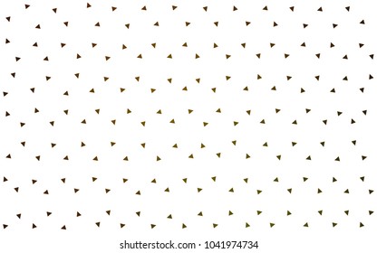 Dark Green, Yellow vector geometric simple minimalistic background, which consist of triangles on white background. Triangular pattern with gradient for your business design. 