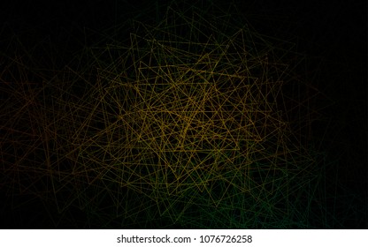 Dark Green, Yellow vector geometric simple minimalistic background, which consist of triangles on white background. Triangular pattern with gradient for your business design. 