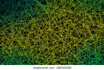 Dark Green, Yellow vector geometric simple minimalistic background, which consist of triangles on white background. Triangular pattern with gradient for your business design. 