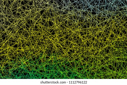Dark Green, Yellow vector geometric simple minimalistic background, which consist of triangles on white background. Triangular pattern with gradient for your business design. 
