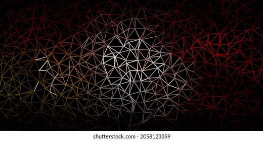Papel tapiz geométrico geométrico vectorial amarillo verde oscuro. Ilustración abstracta moderna con triángulos poligonales. Fondo de escritorio para tus aplicaciones web.