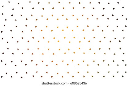 Dark Green, Yellow vector geometric simple minimalistic background, which consist of triangles on white background. Triangular pattern with gradient for your business design. 