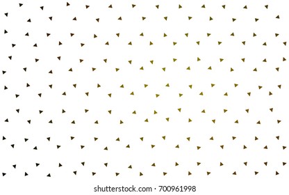 Dark Green, Yellow vector geometric simple minimalistic background, which consist of triangles on white background. Triangular pattern with gradient for your business design. 