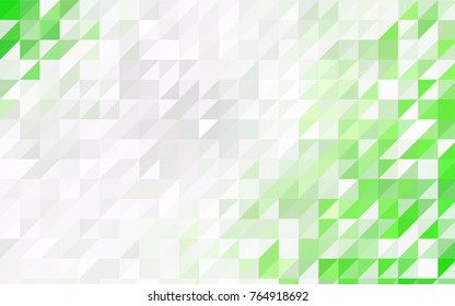 Dark Green, Yellow vector geometric simple minimalistic background, which consist of triangles on white background. Triangular pattern with gradient for your business design. 