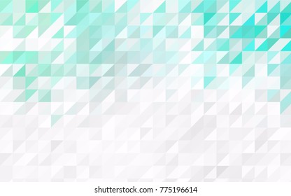 Dark Green, Yellow vector geometric simple minimalistic background, which consist of triangles on white background. Triangular pattern with gradient for your business design. 