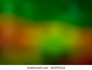 Dark Green, Yellow vector glossy abstract background. Modern geometrical abstract illustration with gradient. The blurred design can be used for your web site.