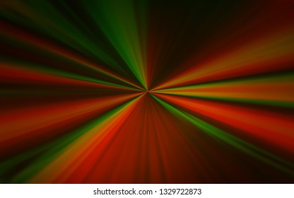 Dark Green, Yellow vector glossy abstract background. Shining colored illustration in smart style. The best blurred design for your business.