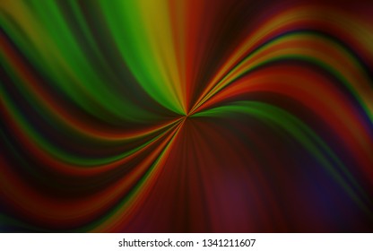 Dark Green, Yellow vector glossy abstract background. Shining colored illustration in smart style. Blurred design for your web site.