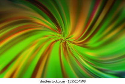 Dark Green, Yellow vector glossy abstract background. An elegant bright illustration with gradient. New style design for your brand book.