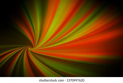 Dark Green, Yellow vector glossy abstract background. An elegant bright illustration with gradient. Elegant background for a brand book.