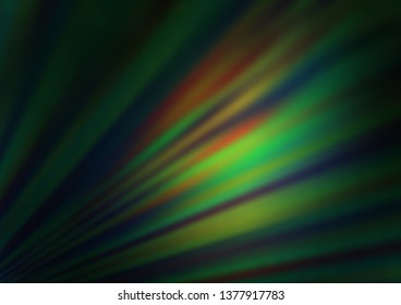 Dark Green, Yellow vector glossy abstract template. A completely new color illustration in a bokeh style. The template for backgrounds of cell phones.