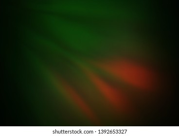 Dark Green, Yellow vector glossy abstract background. Creative illustration in halftone style with gradient. The template can be used for your brand book.