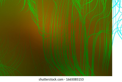 Oscuro Verde, Vector Amarillo brillante fondo abstracto. Ilustración colorida en estilo abstracto con degradado. Diseño completamente nuevo para su negocio.