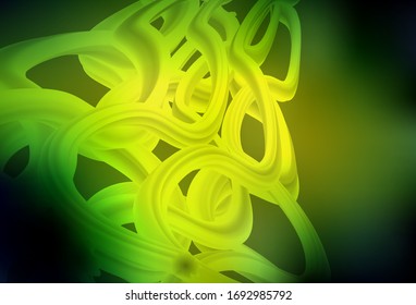 Oscuro Verde, Vector Amarillo brillante fondo abstracto. Ilustración colorida en estilo abstracto con degradado. Nuevo diseño de estilo para su libro de marca.