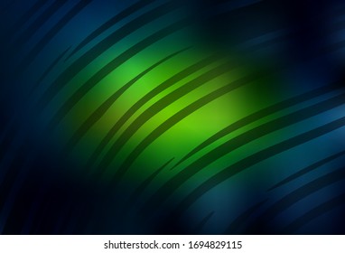 Color verde oscuro, amarillo vectorial brillante fondo abstracto. Ilustración abstracta colorida con degradado. Diseño inteligente para su trabajo.