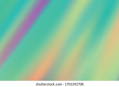 Dark Green, Yellow vector glossy abstract layout. Creative illustration in halftone style with gradient. New way of your design.