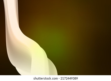 Dark Green, Yellow vector glossy abstract layout. New colored illustration in blur style with gradient. Blurred design for your web site.