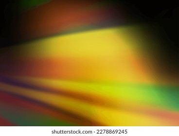 Dark Green, Yellow vector glossy abstract background. A completely new color illustration in a bokeh style. The template can be used for your brand book.