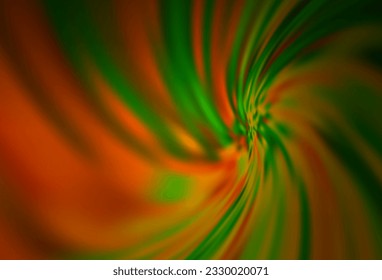 Dark Green, Yellow vector glossy abstract background. New colored illustration in blur style with gradient. New design for your business.