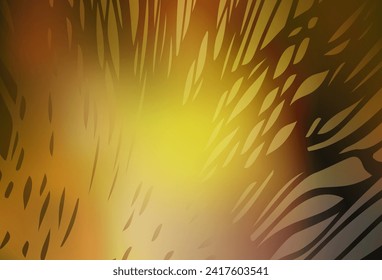 Dark Green, Yellow vector glossy abstract layout. Shining colorful illustration in smart style. New style design for your brand book.