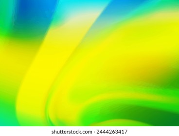 Patrón bokeh brillante de Vector amarillo y verde oscuro. Ilustración abstracta brillante con un diseño elegante. El diseño borroso se puede utilizar para su Sitio web.