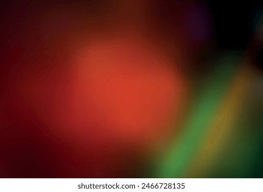 Dark Green, Yellow vector glossy abstract background. Modern abstract illustration with gradient. Background for designs.