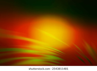 Verde oscuro, diseño abstracto brillante de Vector amarillo. Ilustración colorida brillante en estilo elegante. Estilo Nuevo para el diseño de su negocio.