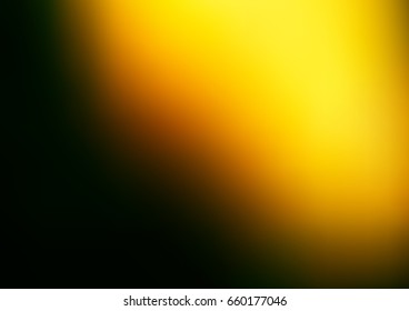 Dark Green, Yellow vector glossy abstract template. Colorful illustration in abstract style with gradient. The completely new template can be used for your brand book.
