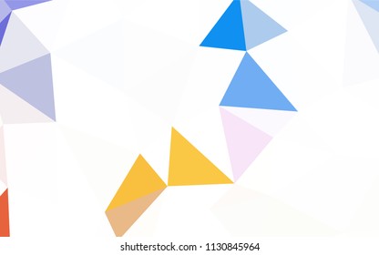 Dark Green, Yellow vector gradient triangles texture. Colorful illustration in polygonal style with gradient. Best triangular design for your business.