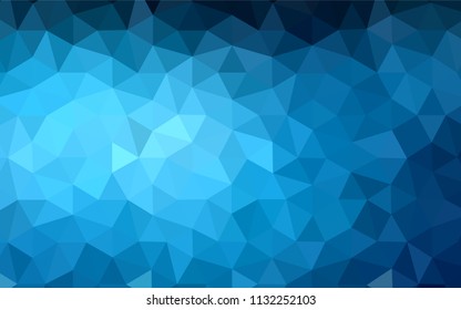 Dark Green, Yellow vector gradient triangles texture. Shining polygonal illustration, which consist of triangles. A new texture for your web site.