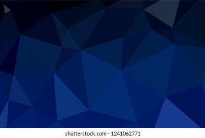 Dark Green, Yellow vector gradient triangles texture. A completely new color illustration in a polygonal style. Triangular pattern for your design.