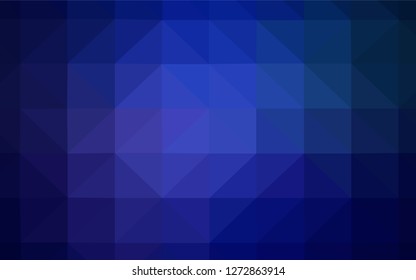 Dark Green, Yellow vector gradient triangles template. Modern abstract illustration with triangles. A completely new design for your leaflet.