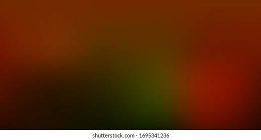 Dark Green, Yellow vector gradient blur texture. Colorful illustration with gradient in halftone style. Best choice for your design.