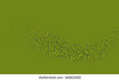 Dark Green, Yellow vector illustration which consist of circles. Dotted gradient design for your business. Creative geometric background in halftone style with colored spots.