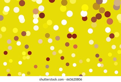 Dark Green, Yellow vector illustration which consist of circles. Dotted gradient design for your business. Creative geometric background in halftone style with colored spots.