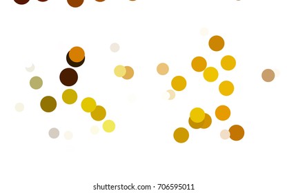 Dark Green, Yellow vector illustration which consist of circles. Dotted gradient design for your business. Creative geometric background in halftone style with colored spots.
