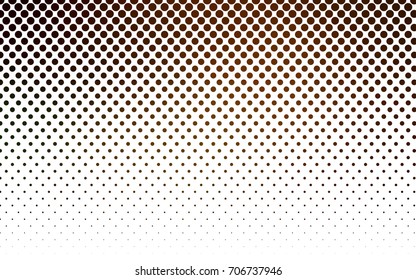 Dark Green, Yellow vector illustration which consist of circles. Dotted gradient design for your business. Creative geometric background in halftone style with colored spots.