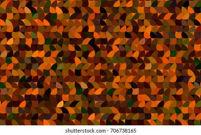 Dark Green, Yellow vector illustration which consist of circles. Dotted gradient design for your business. Creative geometric background in halftone style with colored spots.