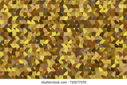 Dark Green, Yellow vector illustration which consist of circles. Dotted gradient design for your business. Creative geometric background in halftone style with colored spots.