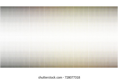 Dark Green, Yellow vector illustration which consist of circles. Dotted gradient design for your business. Creative geometric background in halftone style with colored spots.