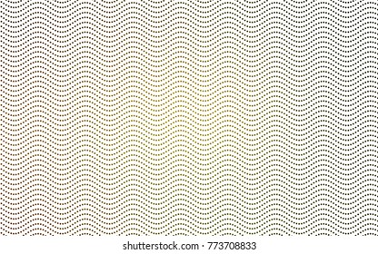 Dark Green, Yellow vector illustration which consist of circles. Dotted gradient design for your business. Creative geometric background in halftone style with colored spots.