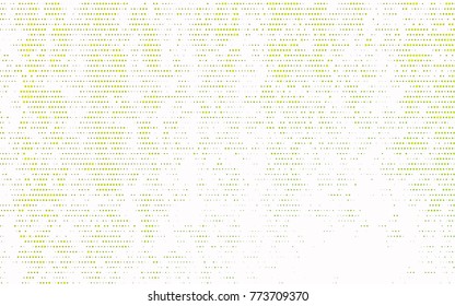 Dark Green, Yellow vector illustration which consist of circles. Dotted gradient design for your business. Creative geometric background in halftone style with colored spots.