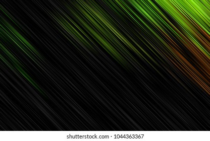 Dark Green, Yellow vector layout with flat lines. Lines on blurred abstract background with gradient. The template can be used as a background.